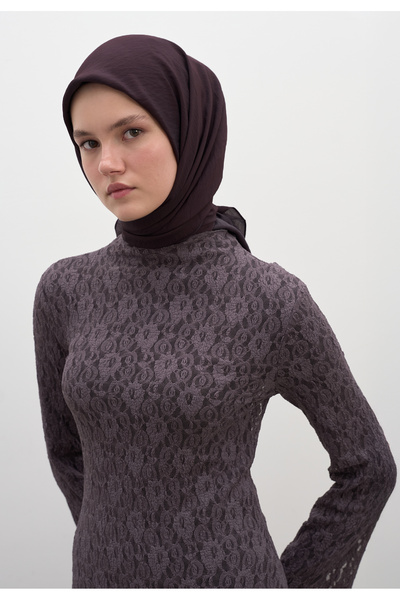 Freshscarfs Κασκόλ από βαμβάκι βισκόζης με γεύση πικρού μελιτζάνας