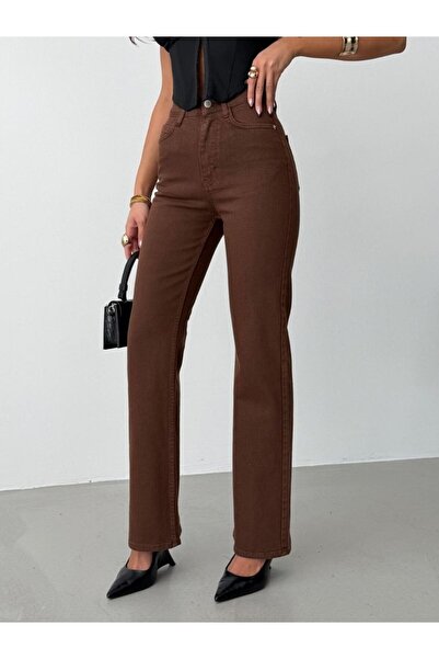 HerTon Women's High Waist Flared Jean Pants