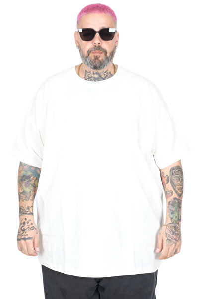 ModeXL Mode XL Plus Size muška majica kratkih rukava s okruglim izrezom Basic...