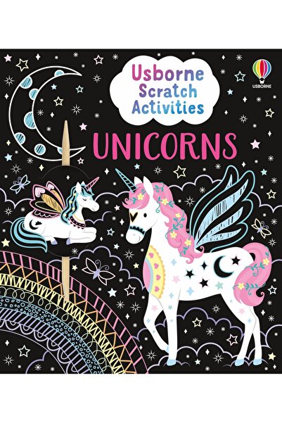 Usborne Children's book, Usborne, Scratch Activities Unicorns, 6+ years