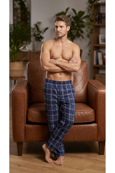 Rimoli Pantaloni de pijama din carouri din jerseu simplu 100% bumbac 2021