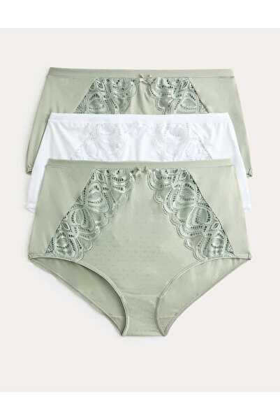 Marks & Spencer 3'lü Amelia Dantelli Full Brief Külot