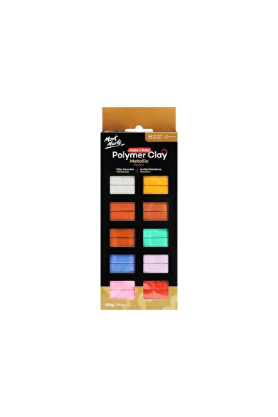Mont Marte Set de argilă polimerică metalizată 100g