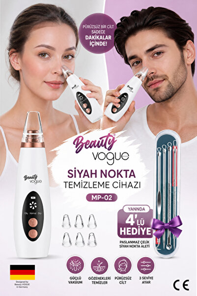 Beauty Vogue Vakumlu Siyah Nokta-akne-sivilce-clean Yüz-cilt Temizleme Bakım ...