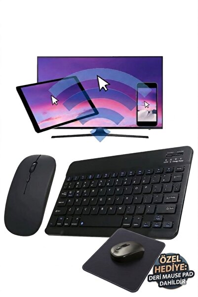 Mmctech Tüm Cihazlara Uyumlu Akıllı Taşınabilir Şarj Edilebilir Kablosuz Blue...