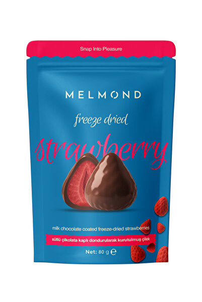 Melmond Sütlü Çikolatalı Freeze Dried Çilek Draje