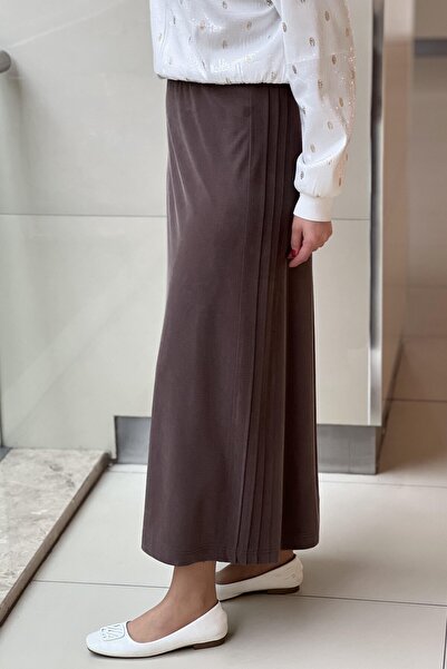 sentez giyim Synthesis Side Ribbed Skirt