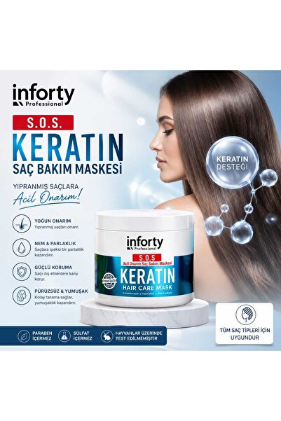 İNFORTY İNFORTY(S.O.S)ACİL ONARIM KERATİN SAÇ MASKESİ