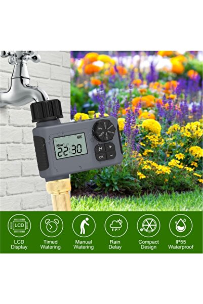 Arabest Irrigation Controller, Digital Automatic Watering Timer with Programm...