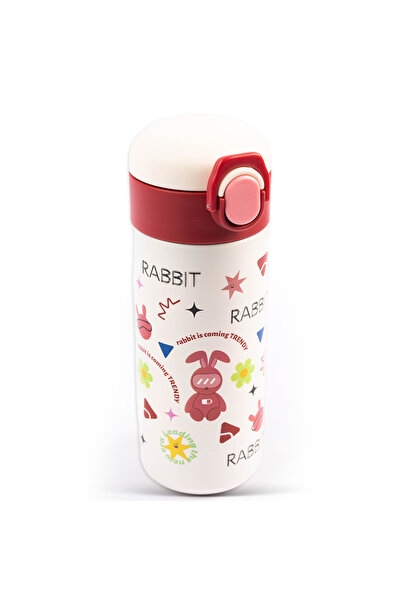 Cocobee Insulated Stainless Steel Water Bottle, 500 ml, Red