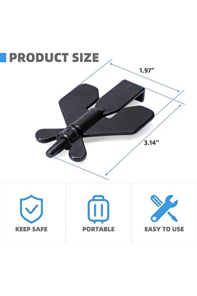 Arabest Portable Hotel Door Lock, Self-Defense Travel Door Stopper, Childproo...