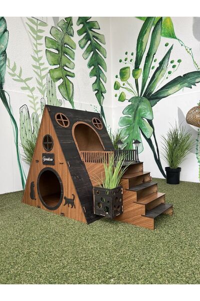seventeen design Bungalov Kedi Evi, Bungalov Kedi Yuvası, Kedi Evi, Kedi Yuva...