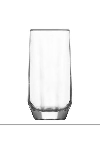 LAV Set de 3 pahare din sticlă Diamond pentru băuturi răcoritoare 385 ml (pah...