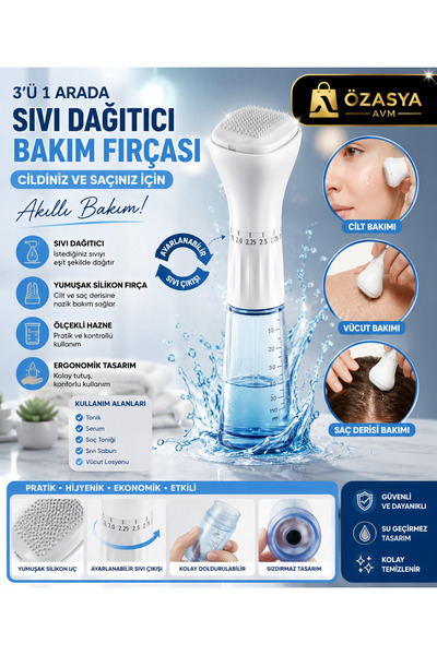 Özasya AVM 140 İğneli Serum Hazneli Dermaroller – 0-3 mm Ayarlı Dermaroller M...
