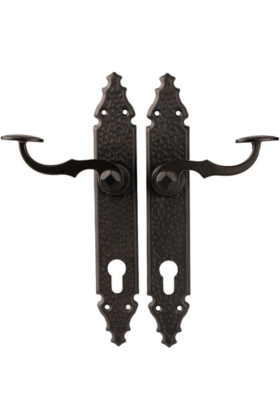 Evotools Mânere rustice pentru porți exterioare cu garnitură în Y LL 2063 90 mm