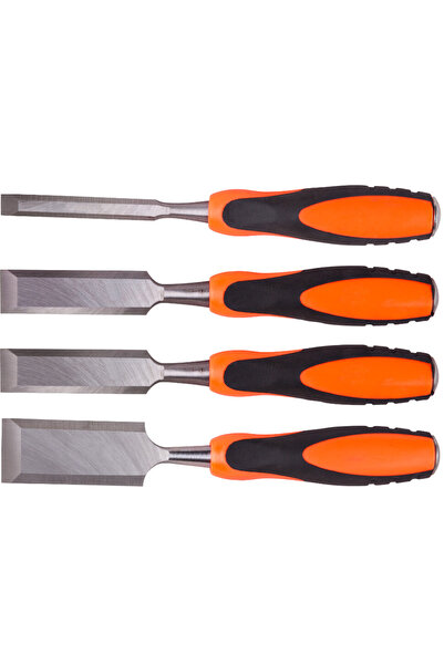Evotools Set de dălți pentru lemn cu mâner din plastic și TPR
