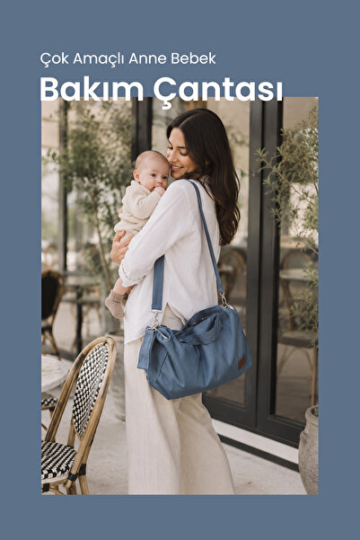 ilays beauty Çok Amaçlı Organizer Çanta -indigo-