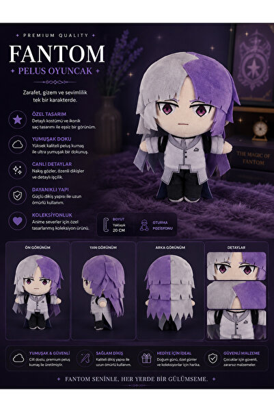 Zigver 20cm Anime bungou stray dogs sokak köpekleri peluş karikatür sevimli y...