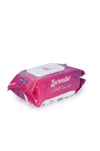 colorfly Soothing Lavender Scented Wet Wipes (120 Wipes) - Soft, Skin-Friendl...