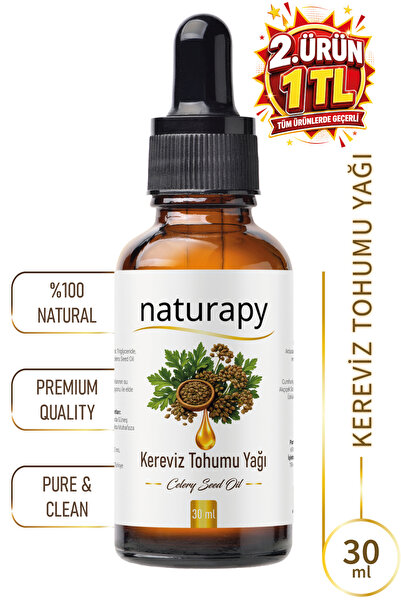 NATURAPY زيت بذور الكرفس (زيت بذور السيلري) للتحمير |   زيت استخلاص 30 مل في ...