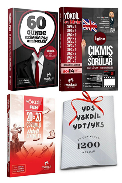 Modadil Yayınları Yökdil Fen 60 Günde Ezberbozan Kelimeler-Çıkmış Sorular-20 ...