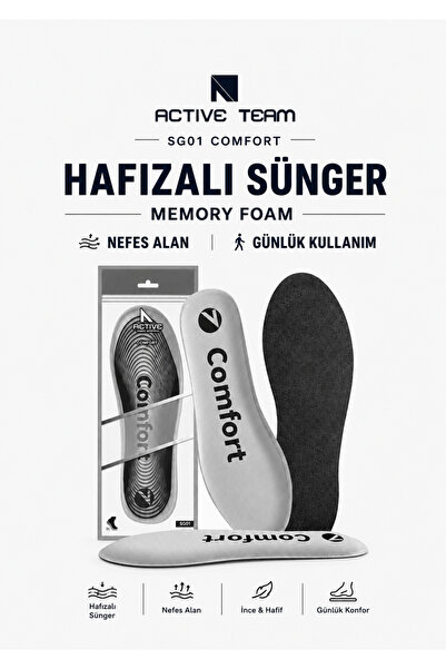 ACTIVE TEAM SG01 | Yumuşak Memory Foam Hafızalı, Günlük Ayakkabı Tabanı, Darb...