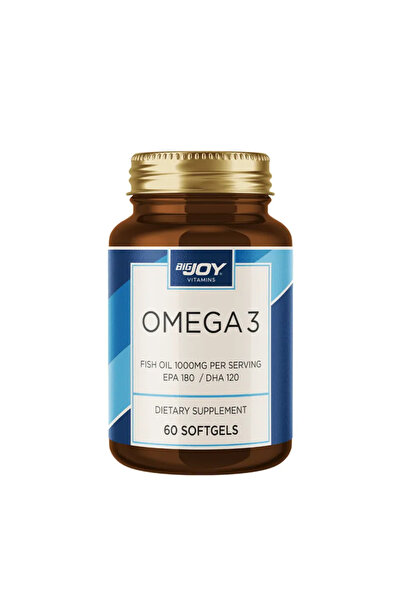 Bigjoy Vitamins Balık Yağı Omega 3 1000 mg 60 Yumuşak Kapsül