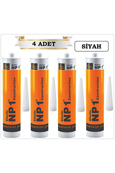 NP1 MS POLİMER SİLİKON (SİYAH 4 ADET) SIZDIRMAZ İZOLASYON YAPIŞTIRICI 290 ML