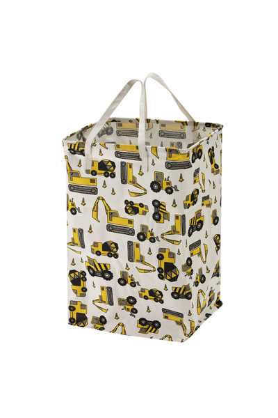 Lawazim Laundry Hamper 88L - Collapsible Tall Basket with Handles and Foldabl...