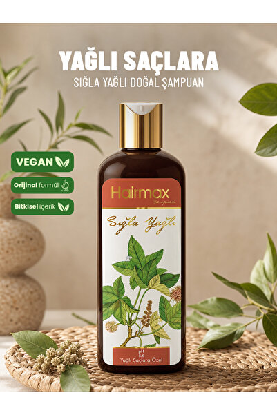 Hekimzade Hairmax Şampuan - Sığla Yağlı Doğal Şampuan - Yağlı Saçlara Özel Fo...