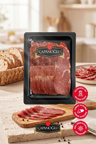 Çapanoğlu 250 Gr Özel Çemensiz Dana Biftek Pastırma Kayseri Usulü Geleneksel ...