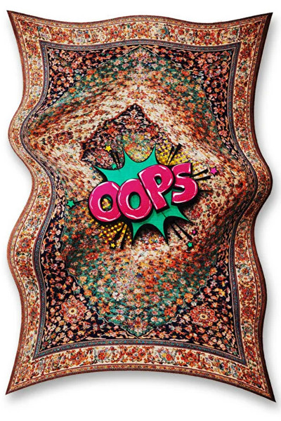 Rugs Modern Halı MOSSO Dalgalı Geleneksel Desenli Dokuma Taban Modern Dekorat...