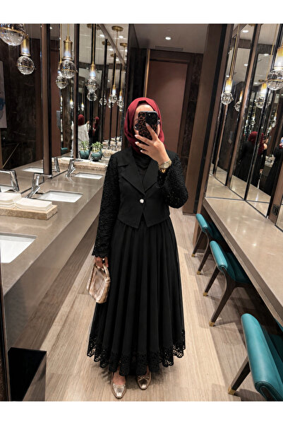 Nursay طقم بلوزة ستارلي مع تنورة مماثلة لماركة زارا