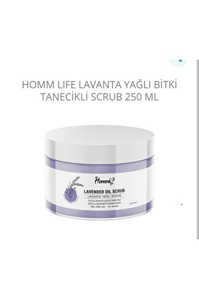 Homm Bitkisel Homm Lıfe Lavanta Yağlı Bitki Tanecikli Scrub 250 ml