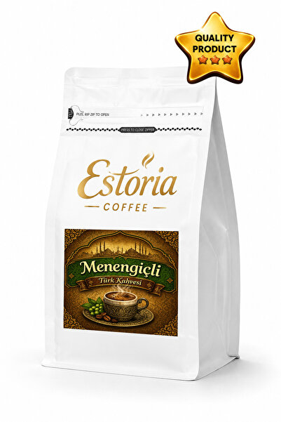 Estoria Coffee Menengiçli Türk Kahvesi 250g | Yumuşak İçim | Geleneksel Gazia...