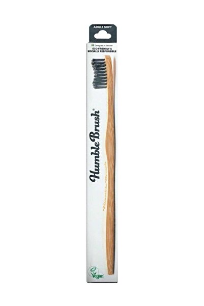 Humble Brush Yetişkin Bambu Diş Fırçası Siyah - Soft