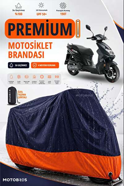 Motobros غطاء دراجة نارية من القماش المشمع من نوع SYM Orbit، غطاء محرك مقاوم ...