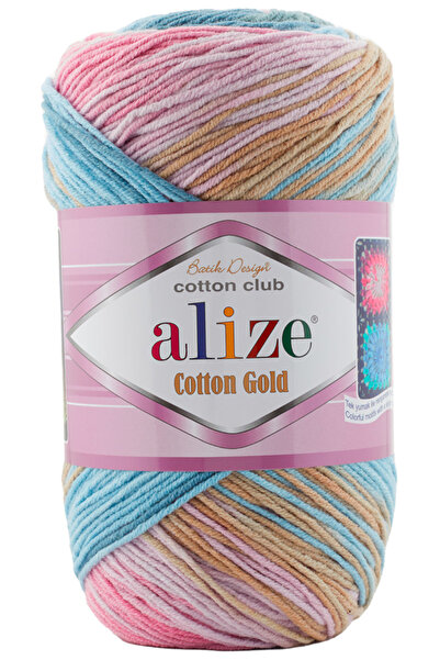 Cotton Gold Batik 2970 Crop Dress Amigurumi Motif Cardigan Cotton Rope 100g 330 Meters 55% Cotton