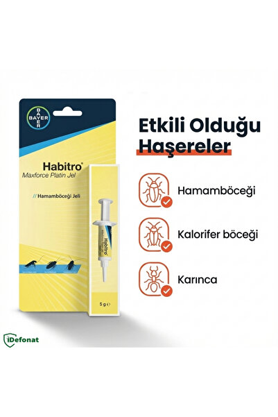 Bayer Maxforce Hamam Böceği Jeli 5 gr Böcek Haşere