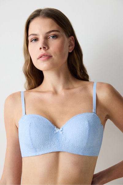 Penti Lotus Lace Lace Blue Bra