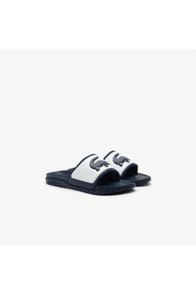 Lacoste Serve Slide Dual Erkek Lacivert Terlik