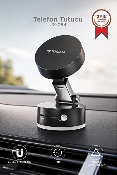 Torima Telefon Tutucu Manyetik 180 Derece Dönebilen Ev Ofis Araç İçi Oto Akse...
