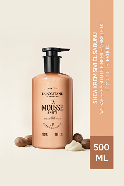 L'Occitane Shea Krem Sıvı El Sabunu, %5 Shea Sütü İçeren, 500 ml