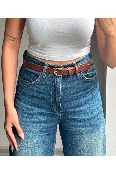 LİA KEMER Loyal Oval Buckle Model Jacket Belt Dress Belt Trouser Belt