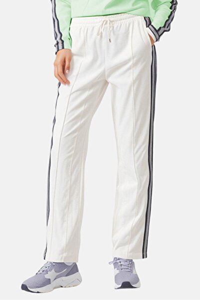 Reiko Women Street Fit Solid Straight Leg Pants, White