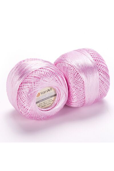 Yarnart Τουλίπα - Sparkling Lace Rope Candy Pink-415