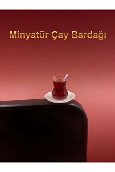 mapico 4 Adet Minyatür Çay Bardağı - Mini Telefon Süsü Bebek Evi Aksesuar ve ...