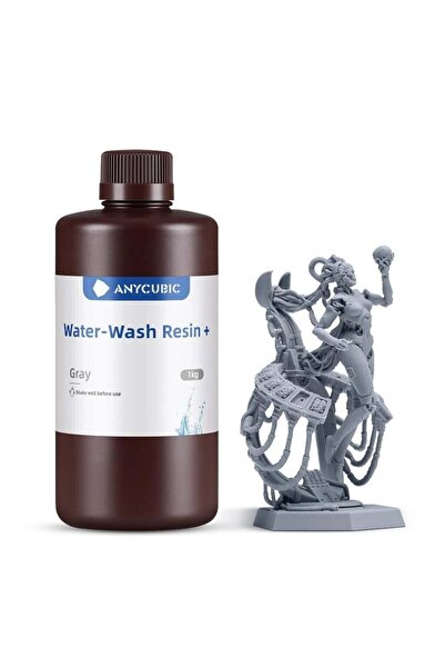 Anycubic Water Washable (Suda Yıkanabilir) Gri Reçine 1Kg