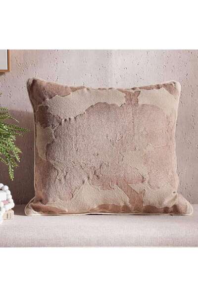 PAN HOME وسادة ساند كلاود المحشوة بديلة للريش 50×50 سم - بني