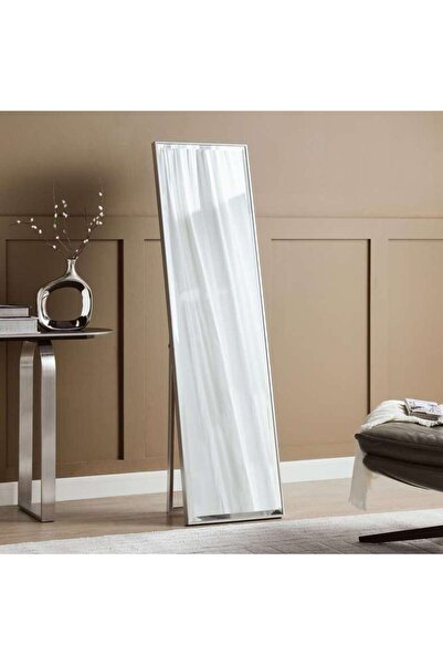 PAN HOME Mojo Bevelled Cheval Mirror 44x162cm - Silver